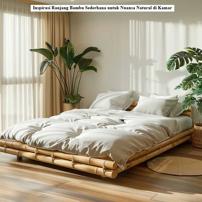 Ranjang Bambu Sederhana